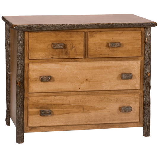 Hickory Four Drawer Low Boy