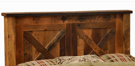Headboard For Barnwood Barndoor Bed