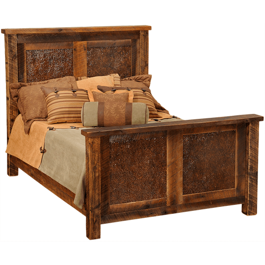 Barnwood Copper Inset Bed