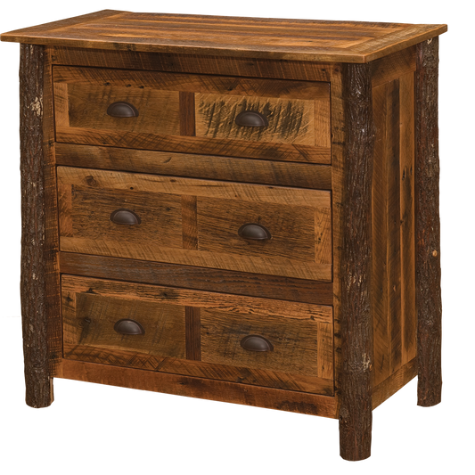Barnwood Three Drawer Chest
