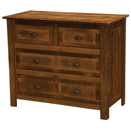 Barnwood Four Drawer Low Boy