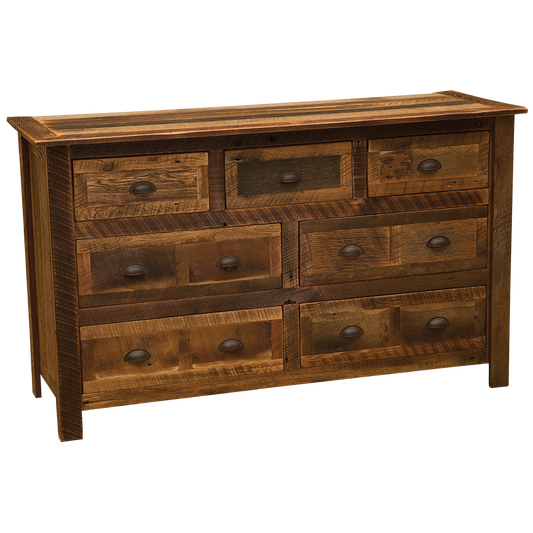 Barnwood Seven Drawer Dresser