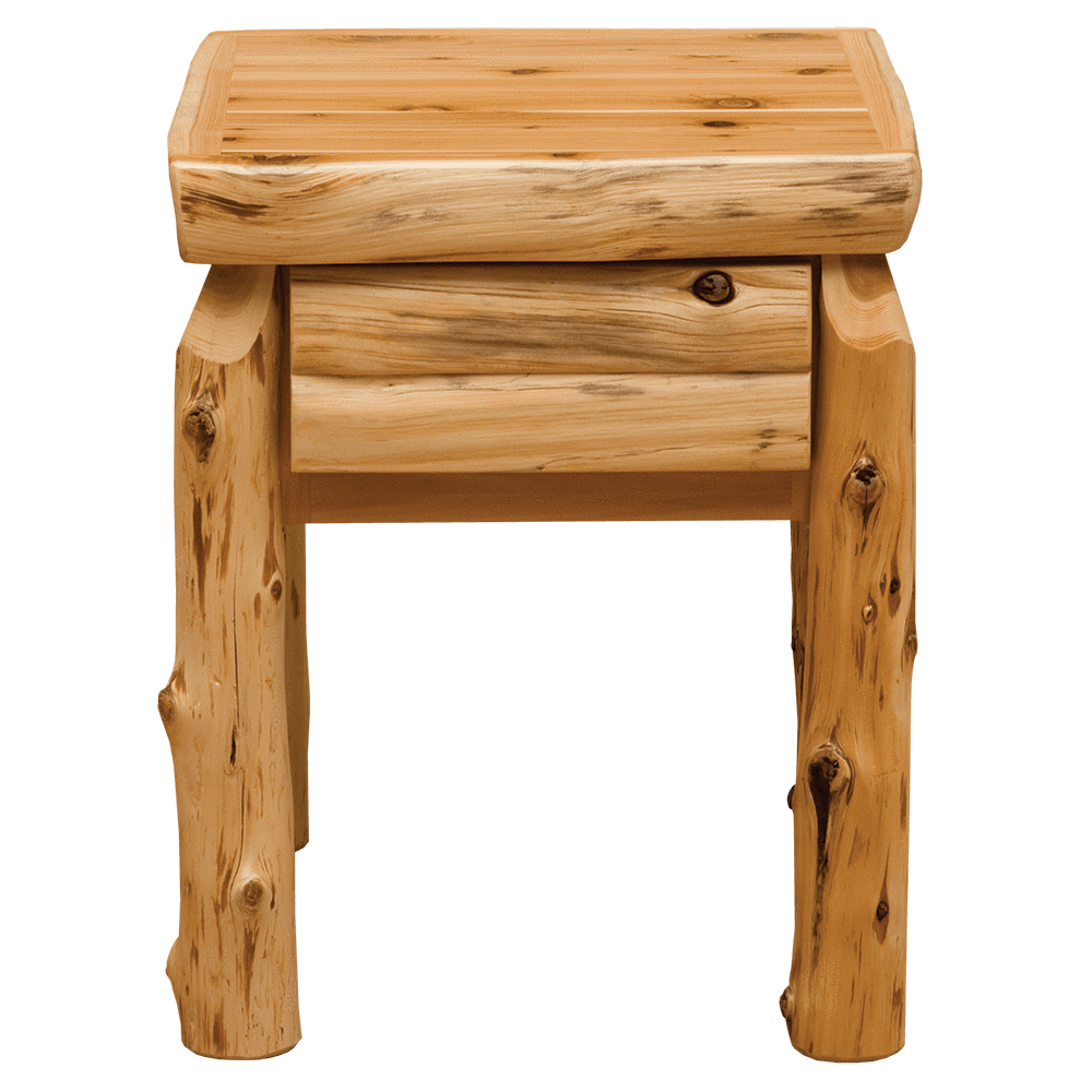 Cedar One Drawer Nightstand