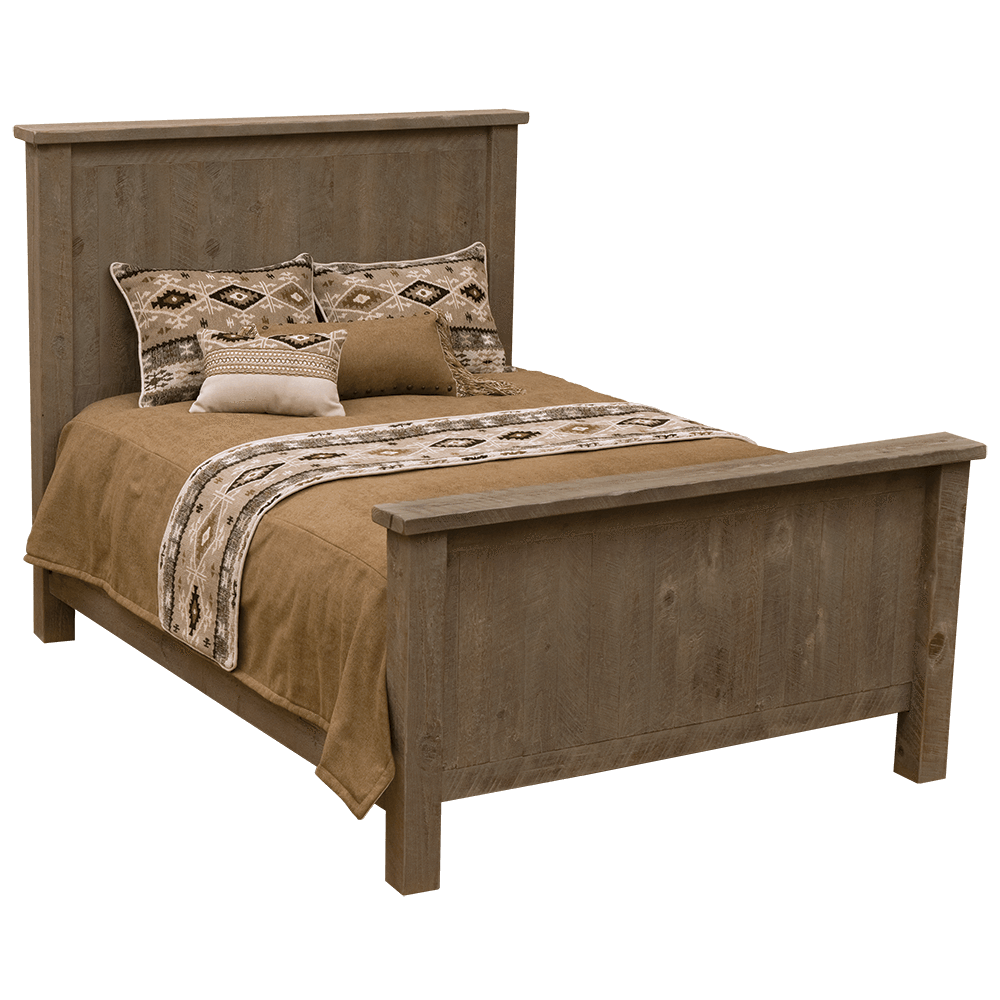 Frontier Traditional Bed -w/Low Profile Footboard
