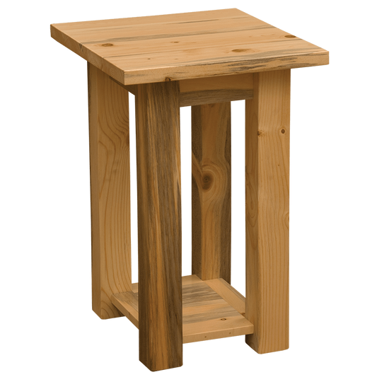 Blue Stain Pine Open Nightstand