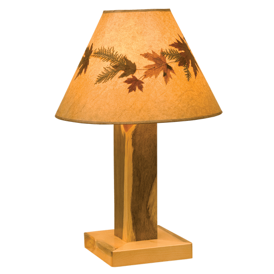 Blue Stain Pine Table Lamp