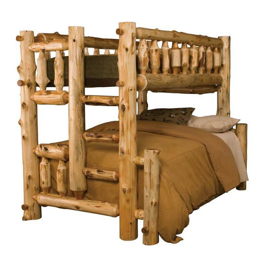 Cedar Log Bunk Bed
